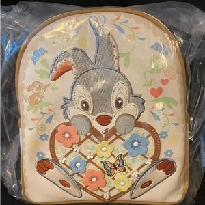 NWT Danielle Nicole Walt Disney Bambi Thumper Heart Mini Backpack Bunny Rabbit